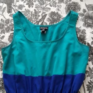 A-line light summer dress